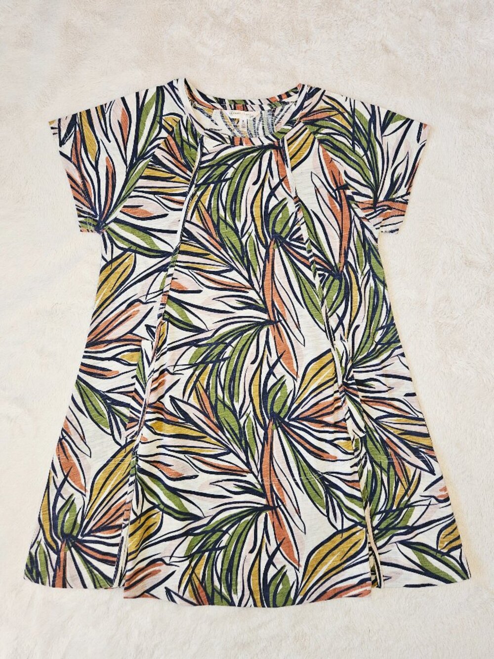Nanette Lepore Women's Summer A-line Dress Tunic Floral Print Pockets Size S